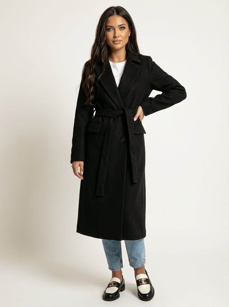 Elcevi | Long Trench Coat For Women