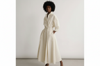 Stylish Long Blouse Dress with Tailored Fit - Emma