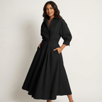 Stylish Long Blouse Dress with Tailored Fit - Emma