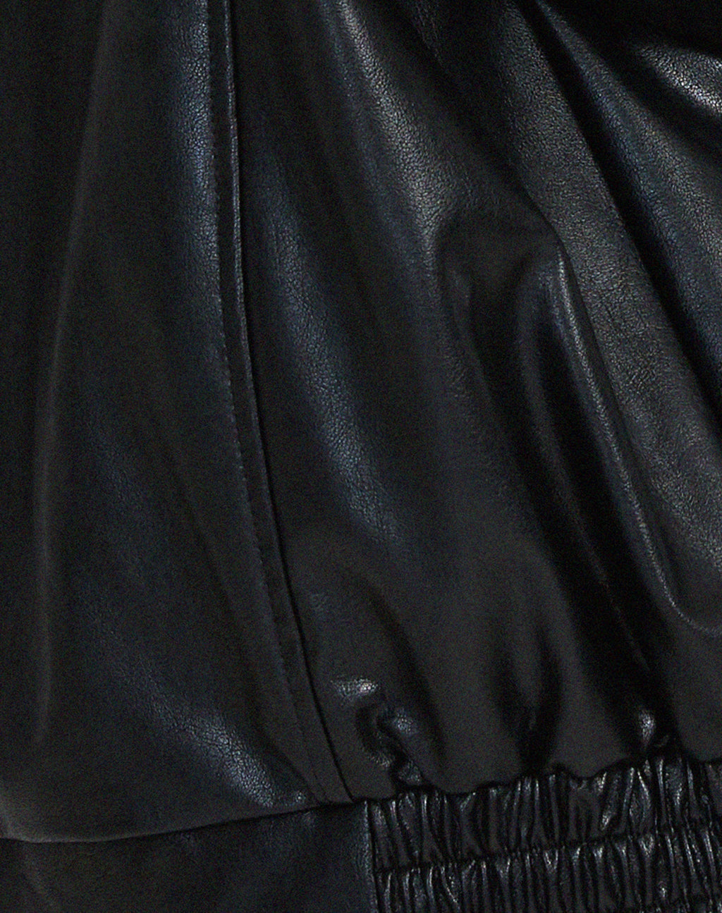 Oversized Leather Look Jacket for Women | Casual Fit & Freedom of Movement