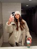 ISA | Teddy Oversized Fleece Jacket For Women
