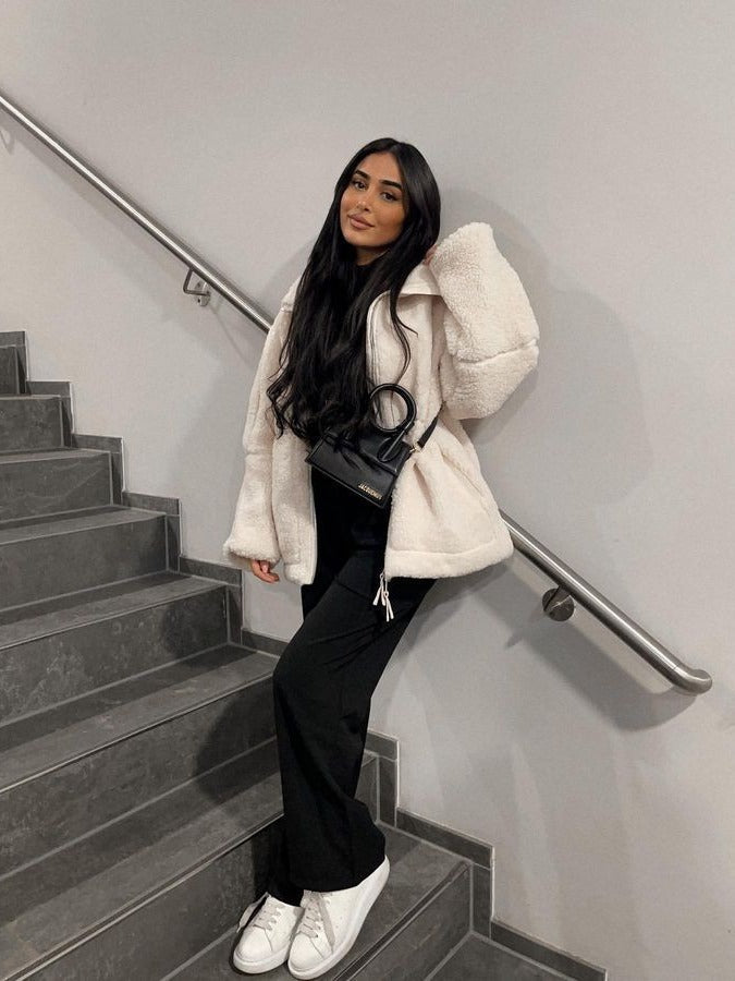 ISA | Teddy Oversized Fleece Jacket For Women