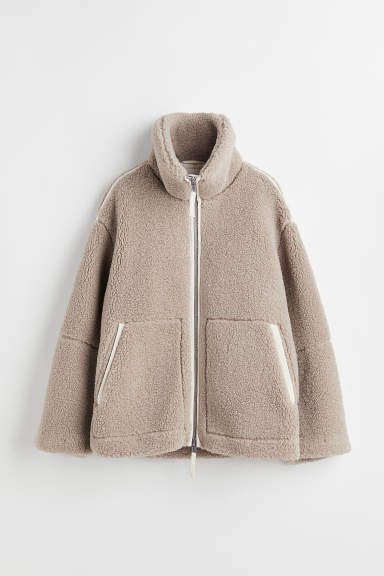 ISA | Teddy Oversized Fleece Jacket For Women