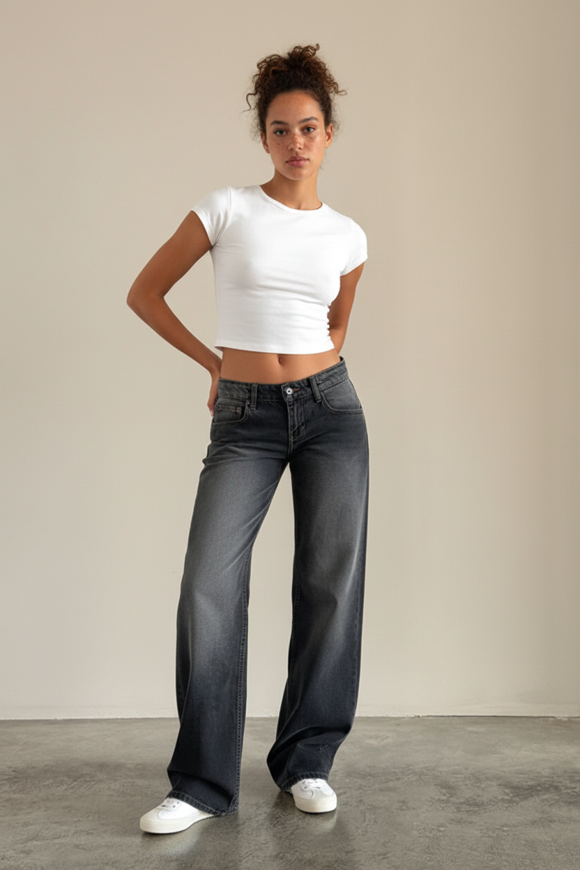 Roselina | Straight-Leg Jeans with Low Rise – Trendy Women's Pants