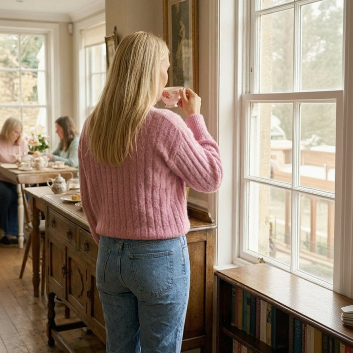 Lucy | Cashmere look Knit Sweater