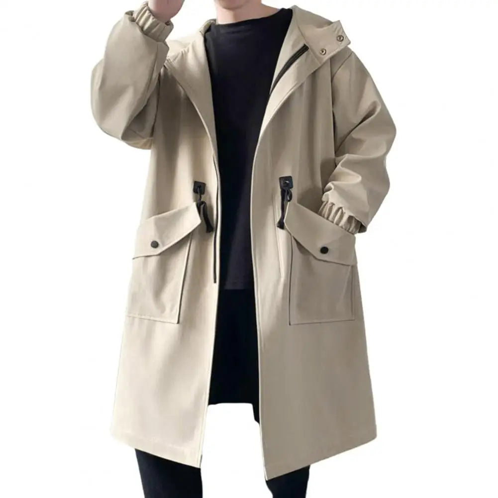 Lois | Modern Urban Hooded Cotton Trench Coat