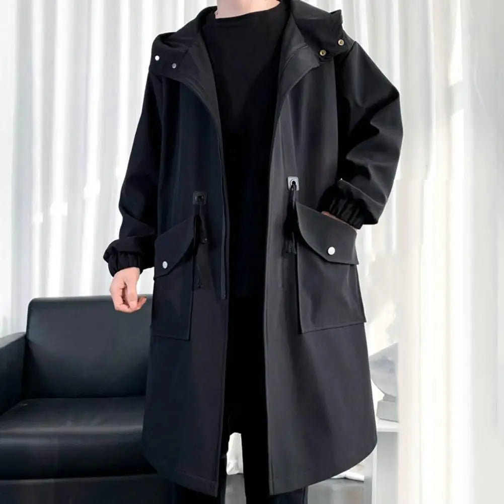 Lois | Modern Urban Hooded Cotton Trench Coat