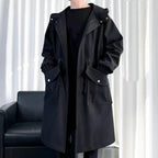 Lois | Modern Urban Hooded Cotton Trench Coat