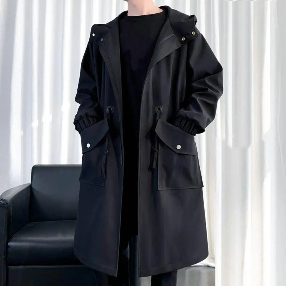 Lois | Modern Urban Hooded Cotton Trench Coat