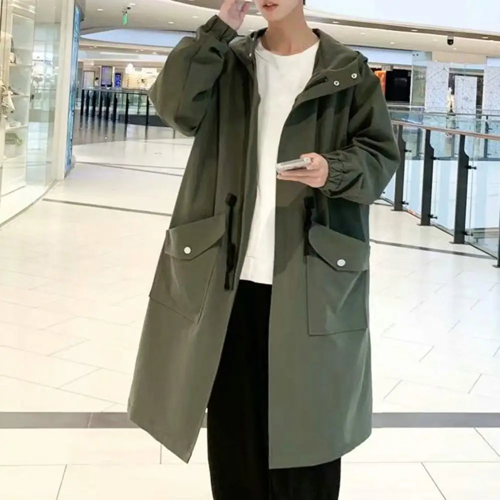 Lois | Modern Urban Hooded Cotton Trench Coat