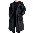Lois | Modern Urban Hooded Cotton Trench Coat