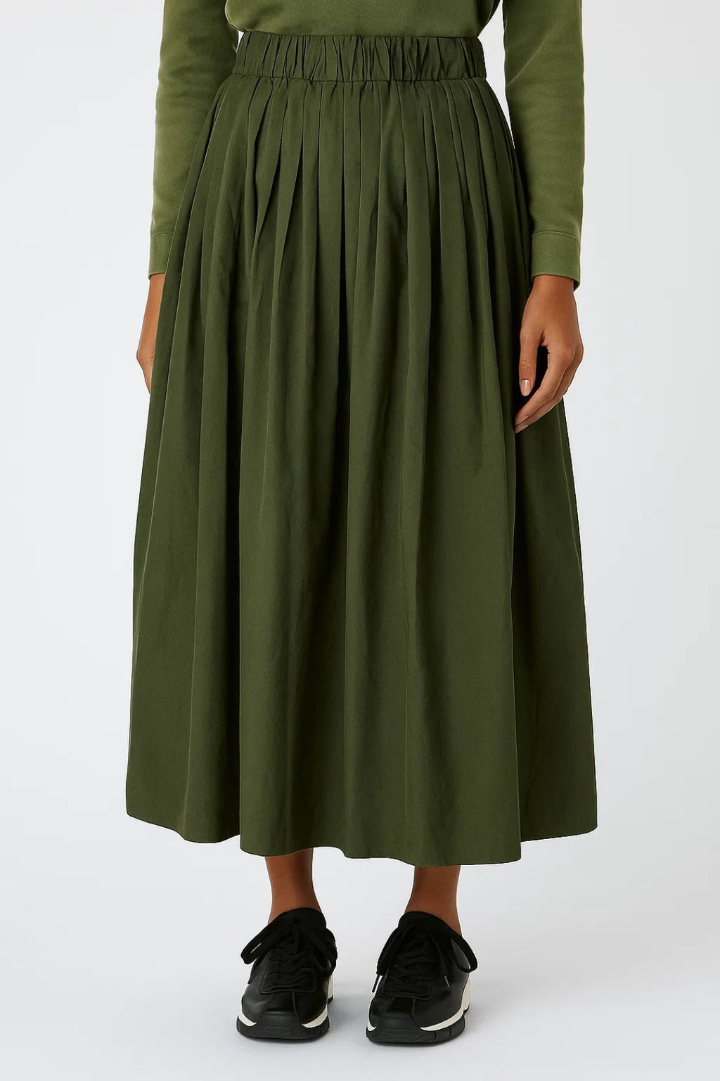 Isabelle - Elegant Midi A-Line Skirt