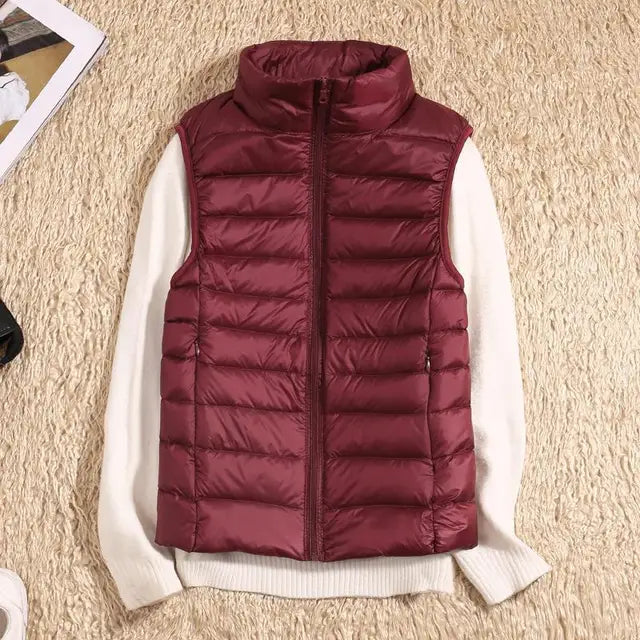 Lia | Ultralight Down Vest Women Warm Lightweight Layer