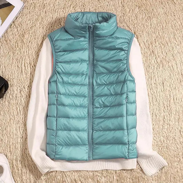Lia | Ultralight Down Vest Women Warm Lightweight Layer