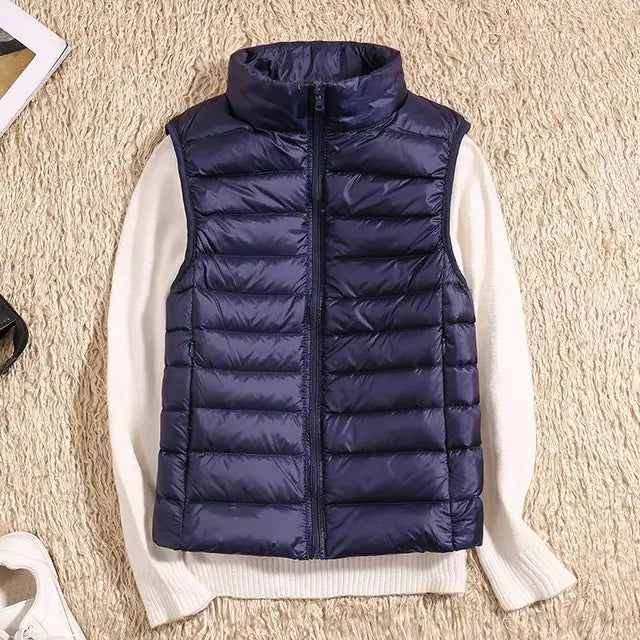 Lia | Ultralight Down Vest Women Warm Lightweight Layer