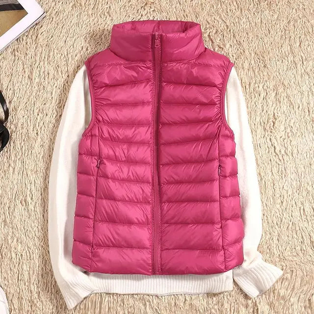 Lia | Ultralight Down Vest Women Warm Lightweight Layer