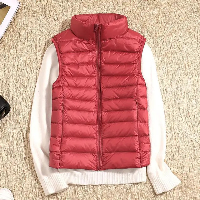Lia | Ultralight Down Vest Women Warm Lightweight Layer