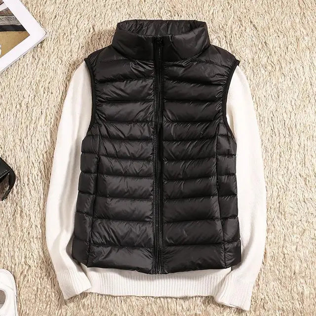 Lia | Ultralight Down Vest Women Warm Lightweight Layer