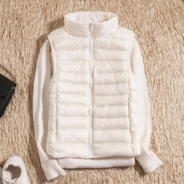 Lia | Ultralight Down Vest Women Warm Lightweight Layer