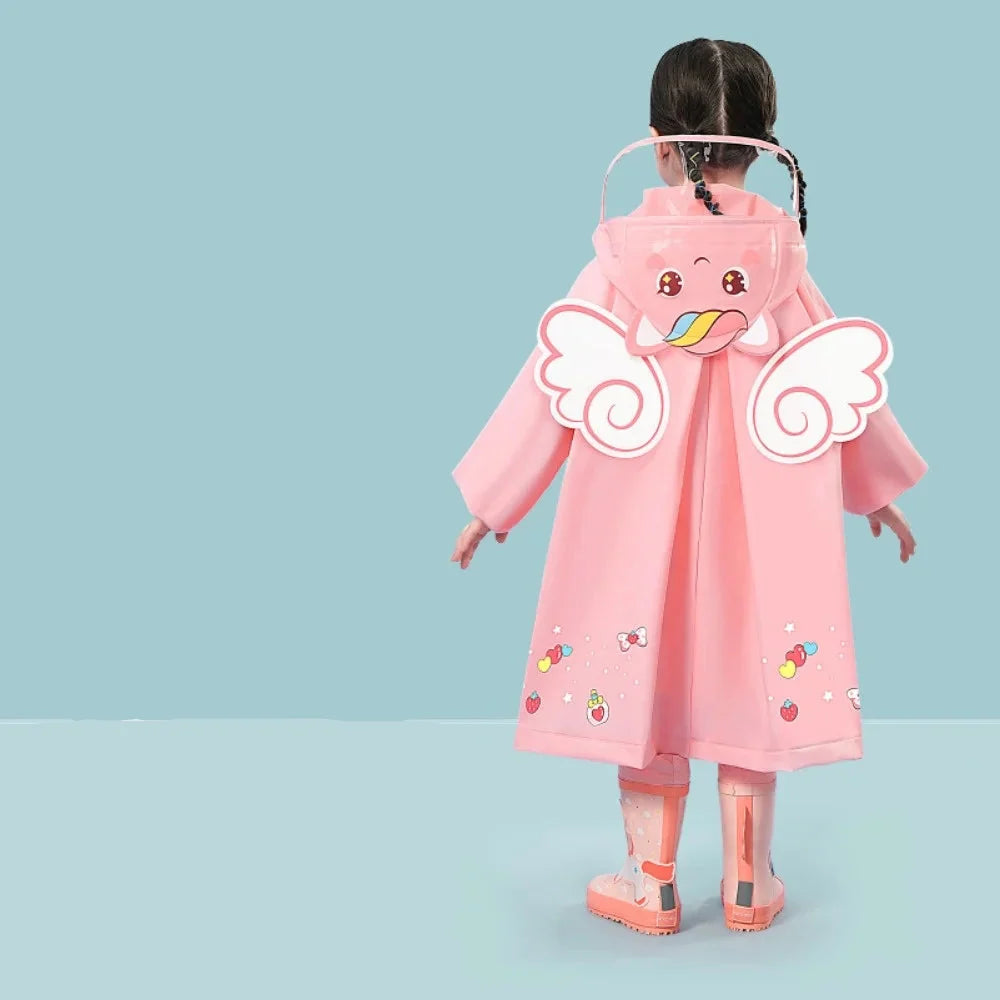 Kiki | Kids Raincoat Dinosaur Unicorn Rain Poncho