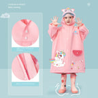 Kiki | Kids Raincoat Dinosaur Unicorn Rain Poncho