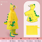 Kiki | Kids Raincoat Dinosaur Unicorn Rain Poncho