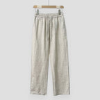Milano | Old Money Linen Trousers Loose Fit  Pants