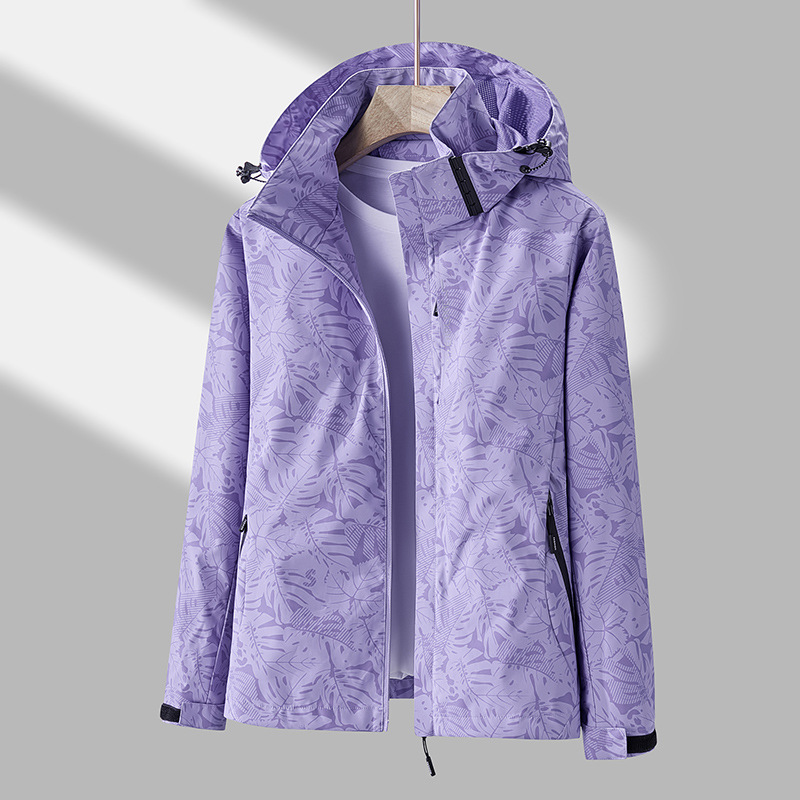 Lia | Women's Hooded Jacket with Zipper Waterproof Lightweight