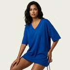 Livy | Women's Oversized V-Neck T-Shirt