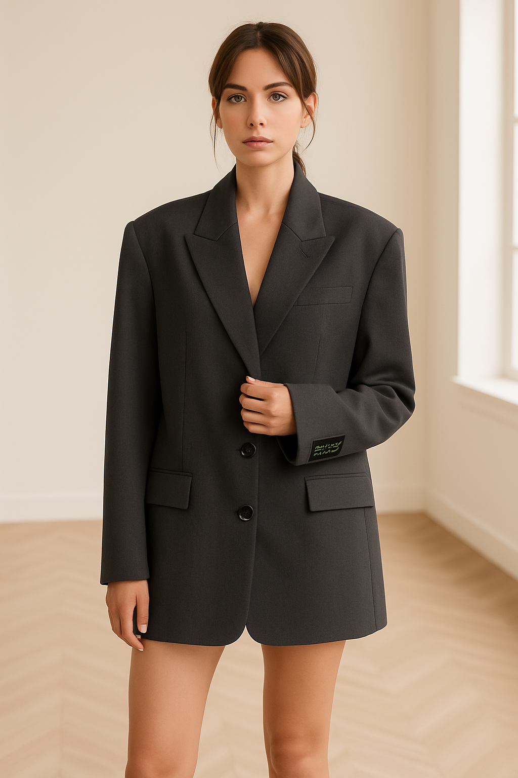 Oversized Classic Women's Blazer - Esra