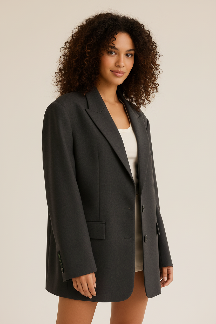 Oversized Classic Women's Blazer - Esra