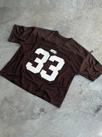 Oversized Y2K Jersey T-Shirt with Number Print - Elena
