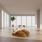 Platform Slippers with Plush Lining