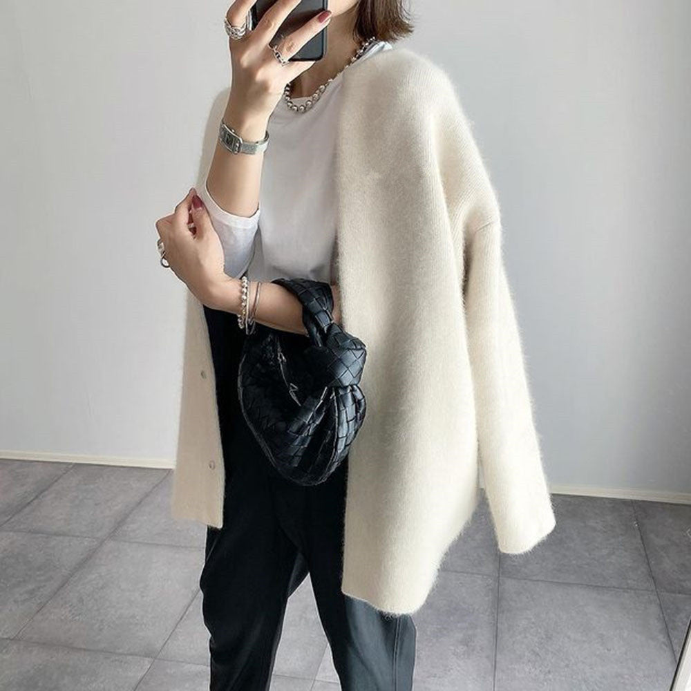 Lia | Elegant Women's Cardigan Long Sleeve Fitted Warm Comfortable