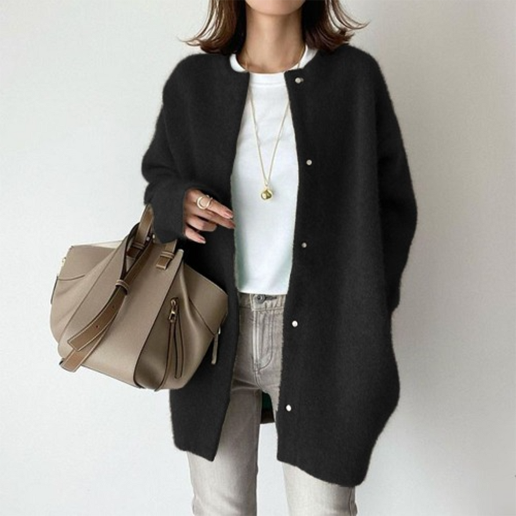 Lia | Elegant Women's Cardigan Long Sleeve Fitted Warm Comfortable