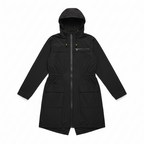 Lia | Women's Long Rain Jacket with Hood – Weatherproof & Functional