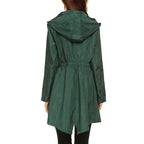 Lia | Women's Long Rain Jacket with Hood – Weatherproof & Functional