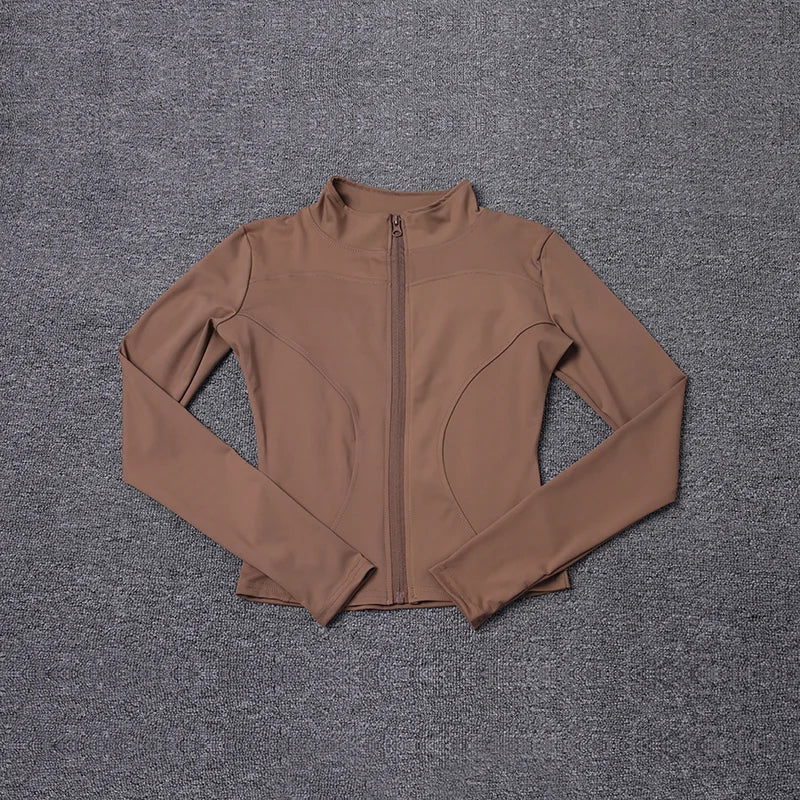 Kim | Women's Sports Jacket Long Sleeve Training Jacket Gym Workout Clothing Yoga Sportswear
