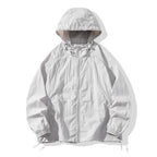 Liam | Men's Outdoor Casual Loose Sun Protection Clothing Punch Coat Waterproof Quick-Drying Loose Hooded Jacket.