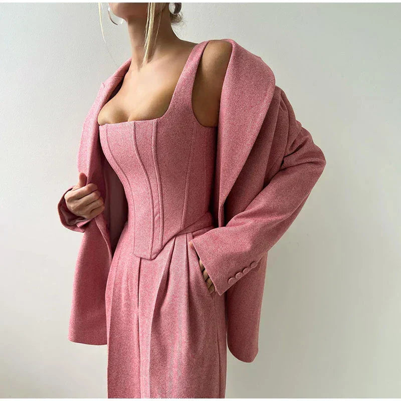 Maaike | Tailored Power Elegance Three-Piece Set