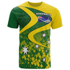 Australia Flag T-Shirts Men / Women Australian National Emblem T-Shirt Street Summer Sport Short Sleeve Loose T-Shirts Clothing