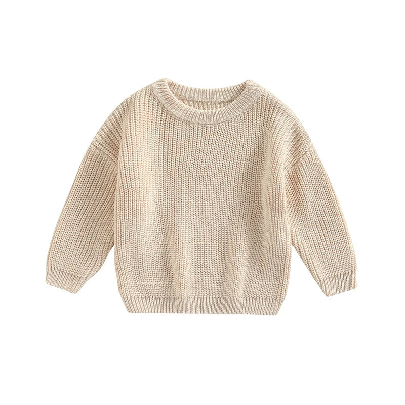 Charlie | 0-9M Autumn New Baby Boys Girls Clothing Baby Sweater Toddler Knitted Sweater Newborn Knitted Cotton Baby Sweater Tops with Long Sleeves