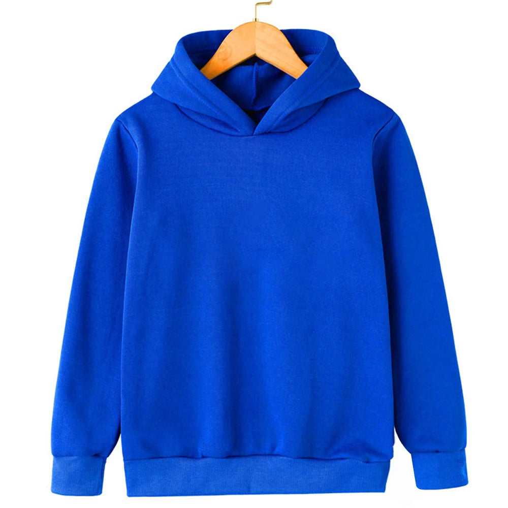 Charlie | Kids Boys Girls Casual Hoodies Sweatshirt Children Solid Color Hoodies Sweatshirt