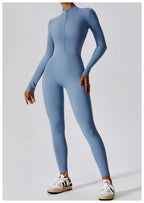 Claire - Long-Sleeve Sporty Jumpsuit