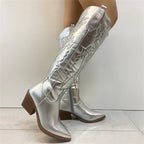 Lizzy | Western Inspired Knee-High Boots