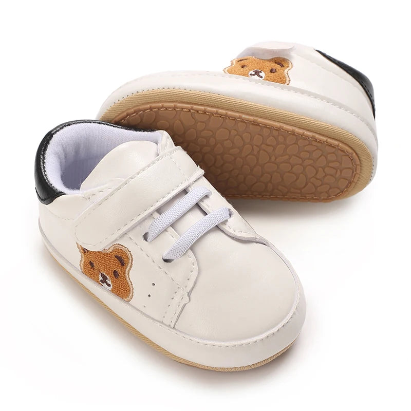 ISA | Panda Sports Shoes for Boys and Girls in Spring and Autumn Seasons Children's Fashion Sport Shoes Baby Shoes from 0 to 18 Months.