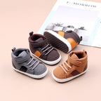 ISA | Baby Shoes Soft Cotton Spring and Autumn Style 0-9-18 Months Toddler Boys and Girls Baby
