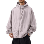 Liam | Men's Outdoor Casual Loose Sun Protection Clothing Punch Coat Waterproof Quick-Drying Loose Hooded Jacket.
