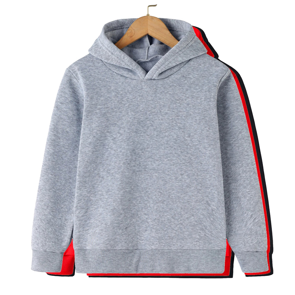 Charlie | Kids Boys Girls Casual Hoodies Sweatshirt Children Solid Color Hoodies Sweatshirt