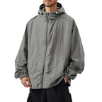 Liam | Men's Outdoor Casual Loose Sun Protection Clothing Punch Coat Waterproof Quick-Drying Loose Hooded Jacket.